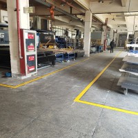 蘇州工業(yè)園區(qū)馬路牙子黑黃標線 蘇州貨架區(qū)域線和貨位線